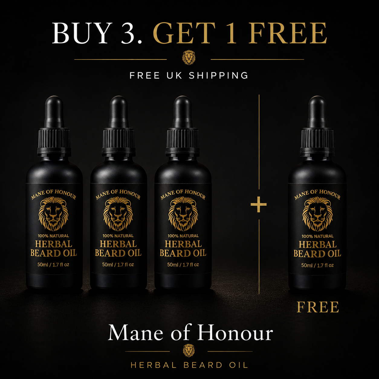 *BUY 3 GET 1 FREE* Herbal Beard Oil (PRE-ORDER)