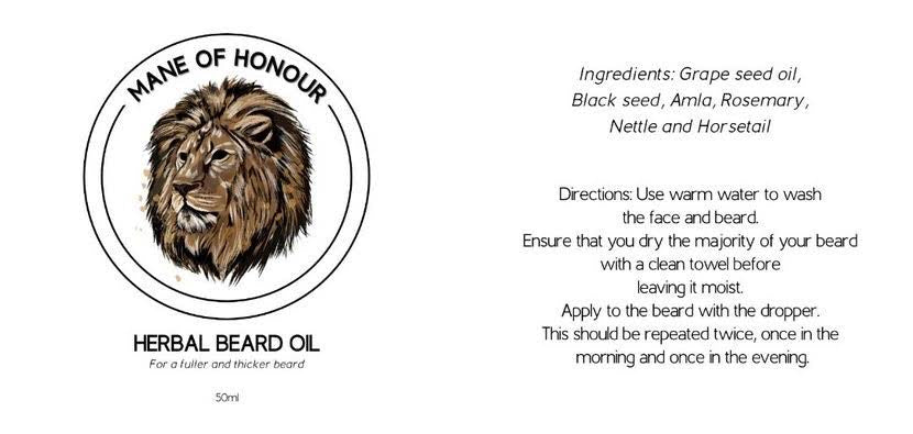 (BEST SELLER) Potent Herbal Beard Oil